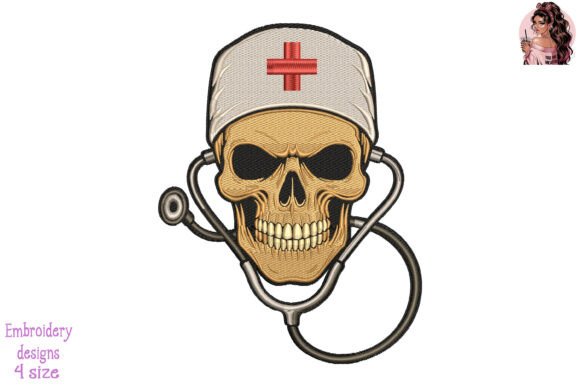 Deadly Diagnosis Embroidery