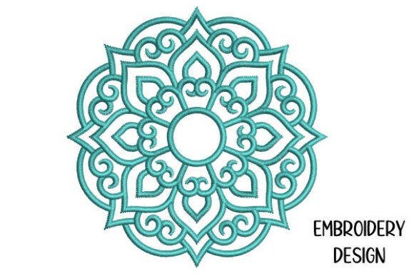 Mandala Embroidery – Satin Stitch 2