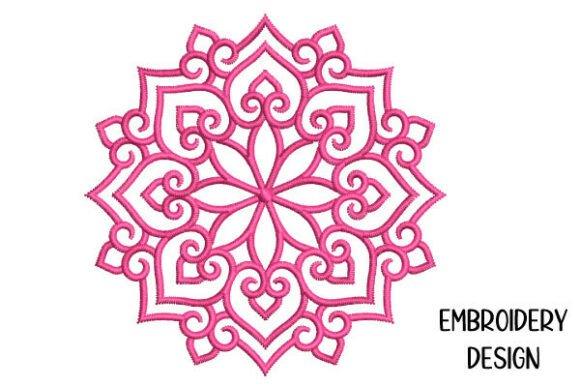 Mandala Embroidery – Satin Stitch