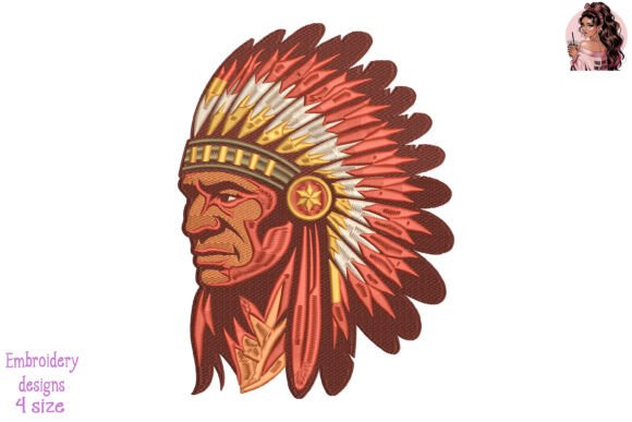 The Crimson Star Chief Embroidery